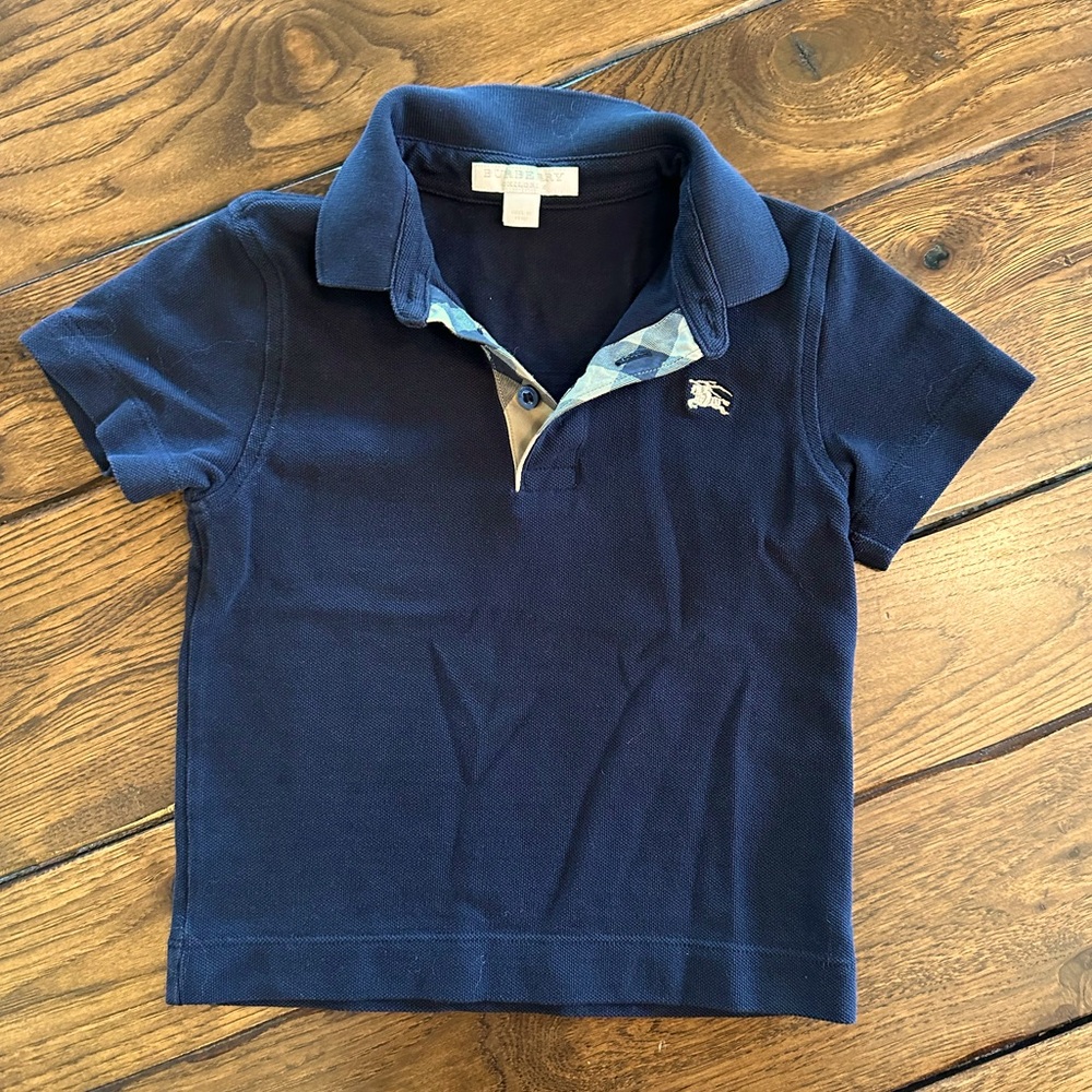 Burberry boys size 5 polo shirt